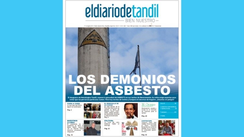 "MT: los demonios del asbesto", la tapa de nuestra Edición Papel